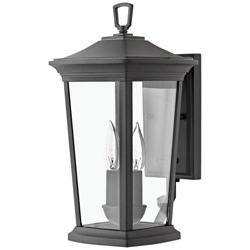 Hinkley Bromley 15 1/2&quot; High Museum Black Outdoor Wall Light