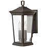 1_Hinkley Bromley 15 1/4" Clear Glass Oil Rubbed Bronze Outdoor Light