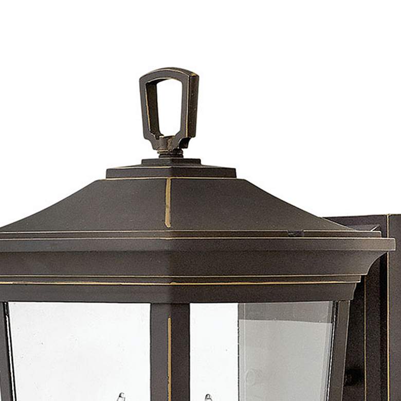 Image 2 Hinkley Bromley 15 1/4" Clear Glass Oil Rubbed Bronze Outdoor Light more views