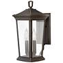 2_Hinkley Bromley 15 1/4" Clear Glass Oil Rubbed Bronze Outdoor Light more views