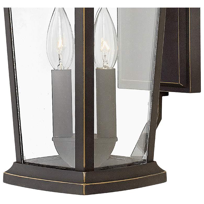 Image 3 Hinkley Bromley 15 1/4" Clear Glass Oil Rubbed Bronze Outdoor Light more views
