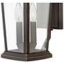 3_Hinkley Bromley 15 1/4" Clear Glass Oil Rubbed Bronze Outdoor Light more views