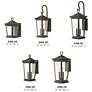 5_Hinkley Bromley 15 1/4" Clear Glass Oil Rubbed Bronze Outdoor Light more views