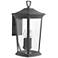 Hinkley Bromley 19 1/4" High Museum Black Outdoor Wall Light