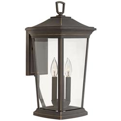 Hinkley Bromley 19 1/4&quot; High Rubbed Bronze Outdoor Lantern Wall Light
