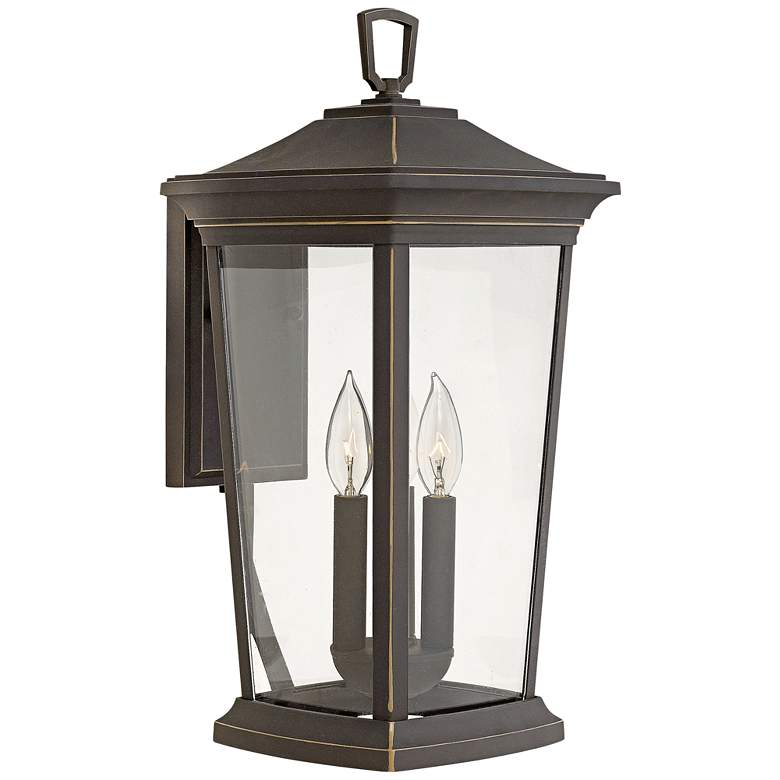 Image 1 Hinkley Bromley 19 1/4" High Rubbed Bronze Outdoor Lantern Wall Light