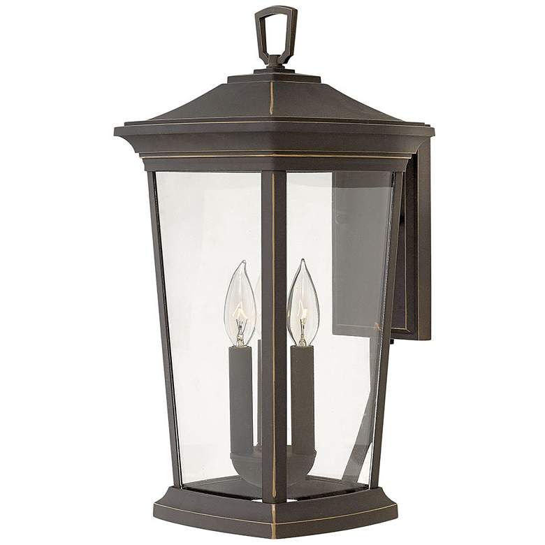 Image 1 Hinkley Bromley 19 1/4" High Rubbed Bronze Outdoor Lantern Wall Light