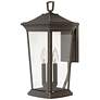 2_Hinkley Bromley 19 1/4" High Rubbed Bronze Outdoor Lantern Wall Light more views