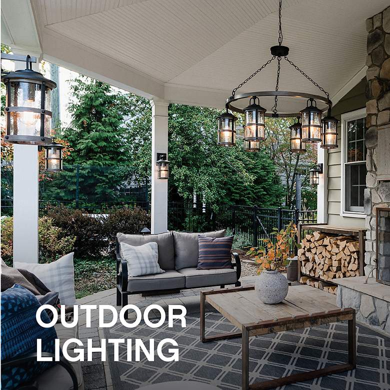 Image 7 Hinkley Bromley 19 1/4" High Rubbed Bronze Outdoor Lantern Wall Light more views