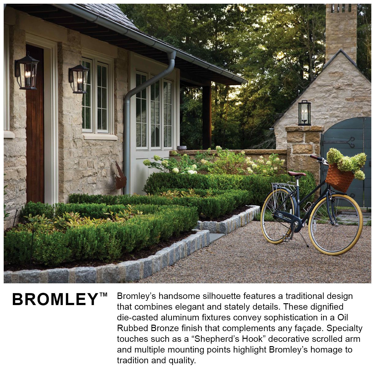 Hinkley Bromley 19 1/4" High Rubbed Bronze Outdoor Lantern Wall Light