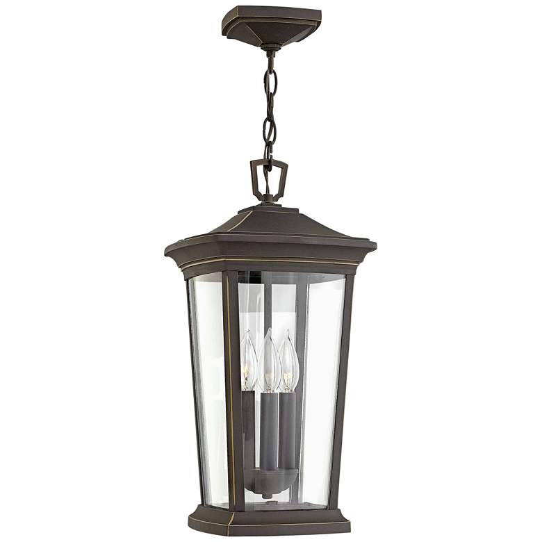 Image 1 Hinkley Bromley 19 inch High Oil Rubbed Bronze Outdoor Hanging Light
