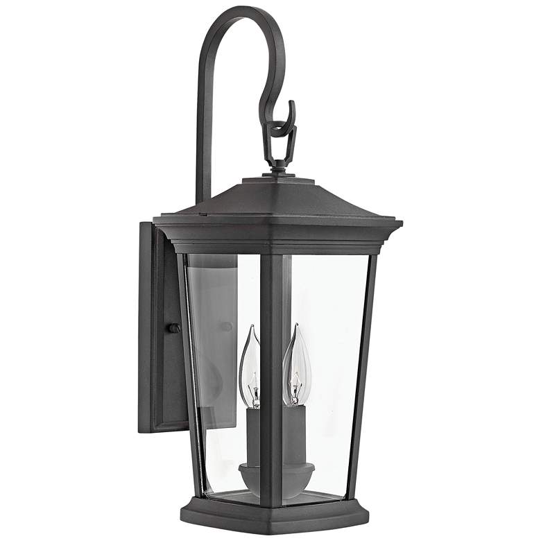Image 2 Hinkley Bromley 20" High Museum Black Outdoor Lantern Wall Light