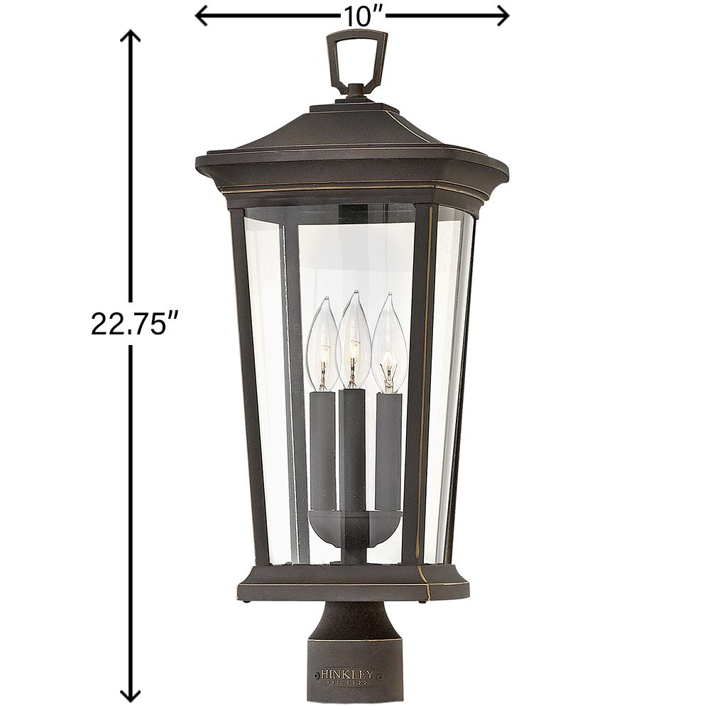 Image 6 Hinkley Bromley 22 1/2" High Oil Rubbed Bronze Outdoor Post Light more views