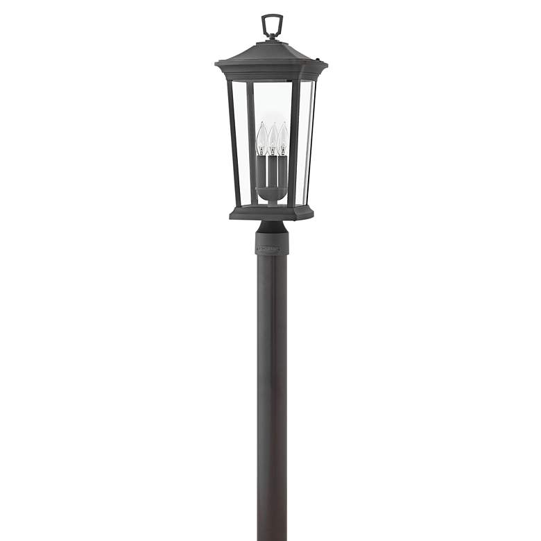 Image 1 Hinkley Bromley 22 3/4 inch High Museum Black Outdoor Post Light