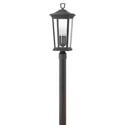 Hinkley Bromley 22 3/4&quot; High Museum Black Outdoor Post Light