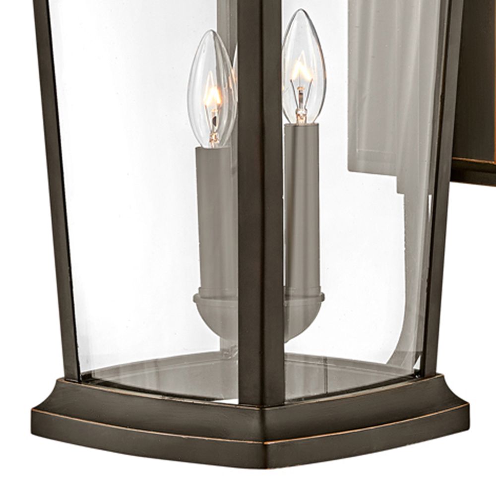 Image 7 Hinkley Bromley 30" High Bronze 3-Light LED Outdoor Wall Light more views