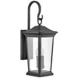 Hinkley Bromley 30&quot;H Museum Black 3-Light Outdoor Wall Light