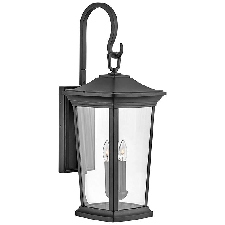 Image 2 Hinkley Bromley 30"H Museum Black 3-Light Outdoor Wall Light