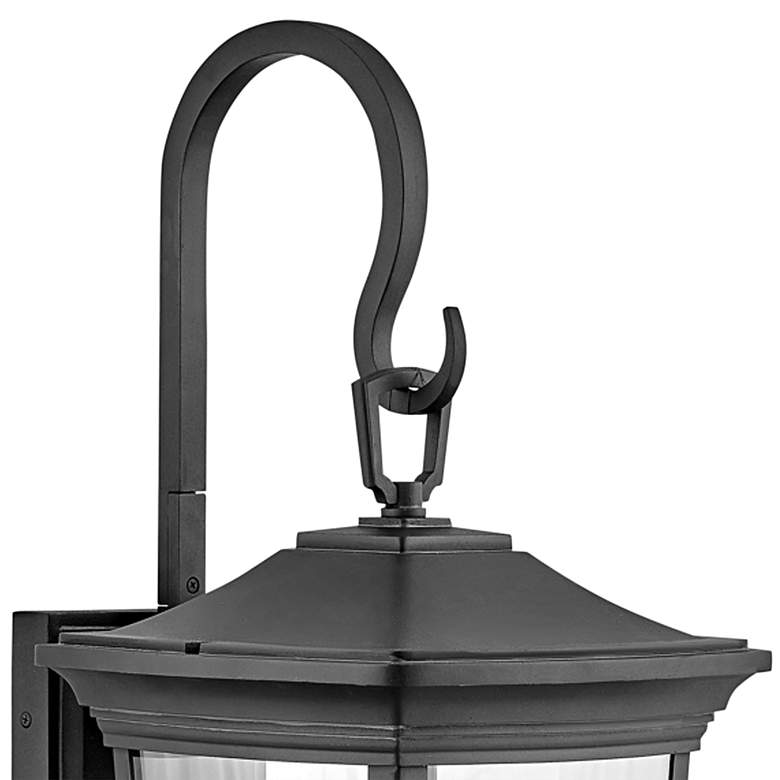 Image 3 Hinkley Bromley 30"H Museum Black 3-Light Outdoor Wall Light more views