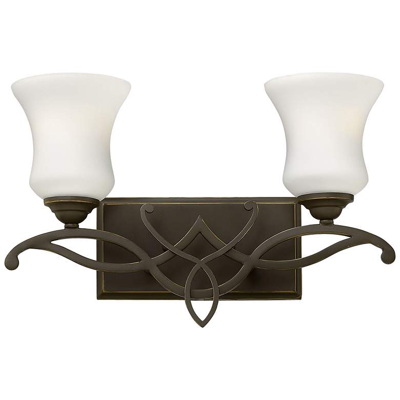 Image 1 Hinkley Brooke 16 1/2" Wide Olde Bronze 2-Light Bath Light
