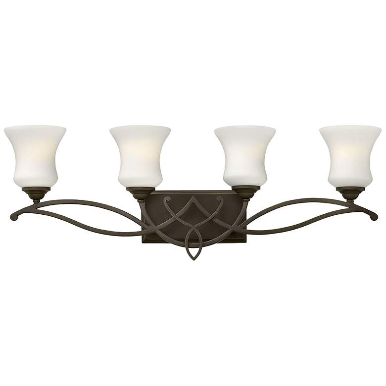 Image 1 Hinkley Brooke 31 1/4" Wide Olde Bronze Bathroom Light