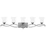 2_Hinkley Brooke 41 1/2" Wide 5-Light Antique Nickel Bath Light