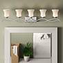 1_Hinkley Brooke 41 1/2" Wide 5-Light Antique Nickel Bath Light