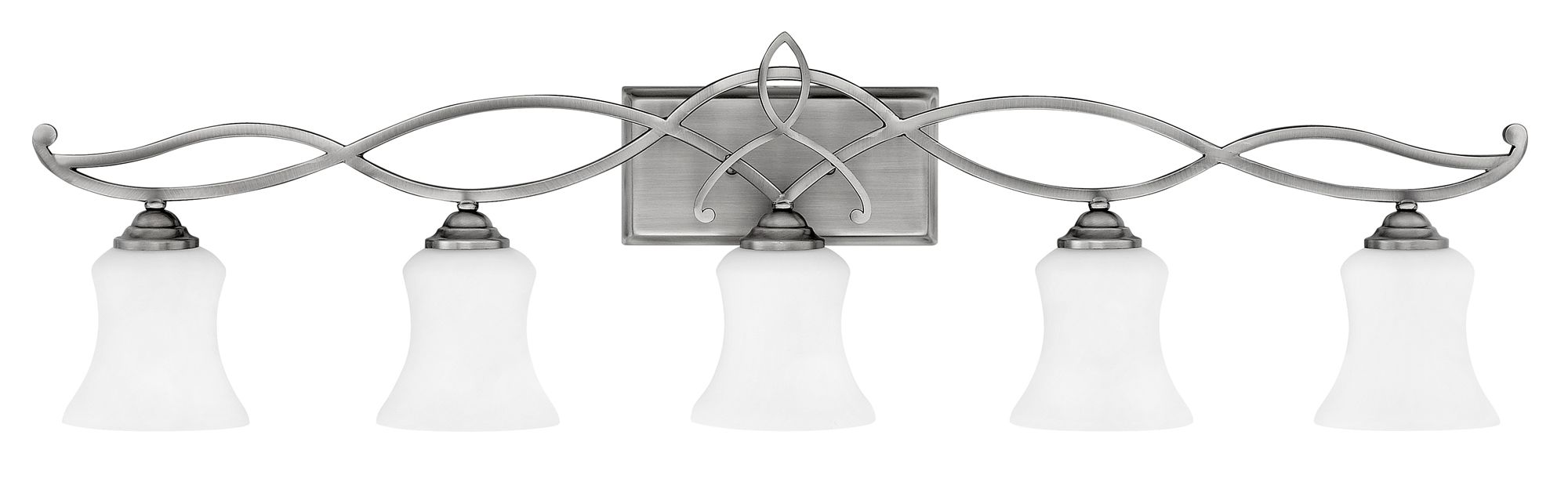 Hinkley Brooke 41 1/2" Wide 5-Light Antique Nickel Bath Light