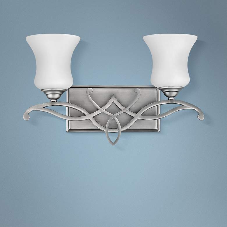 Image 1 Hinkley Brooke Collection 16 1/2" Wide 2-Light Bathroom Wall Light