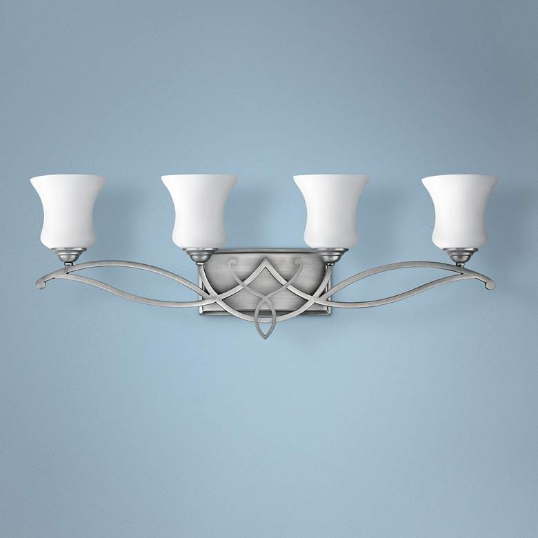 Image 1 Hinkley Brooke Collection 31 1/4" Wide 4-Light Bathroom Wall Light