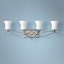 1_Hinkley Brooke Collection 31 1/4" Wide 4-Light Bathroom Wall Light