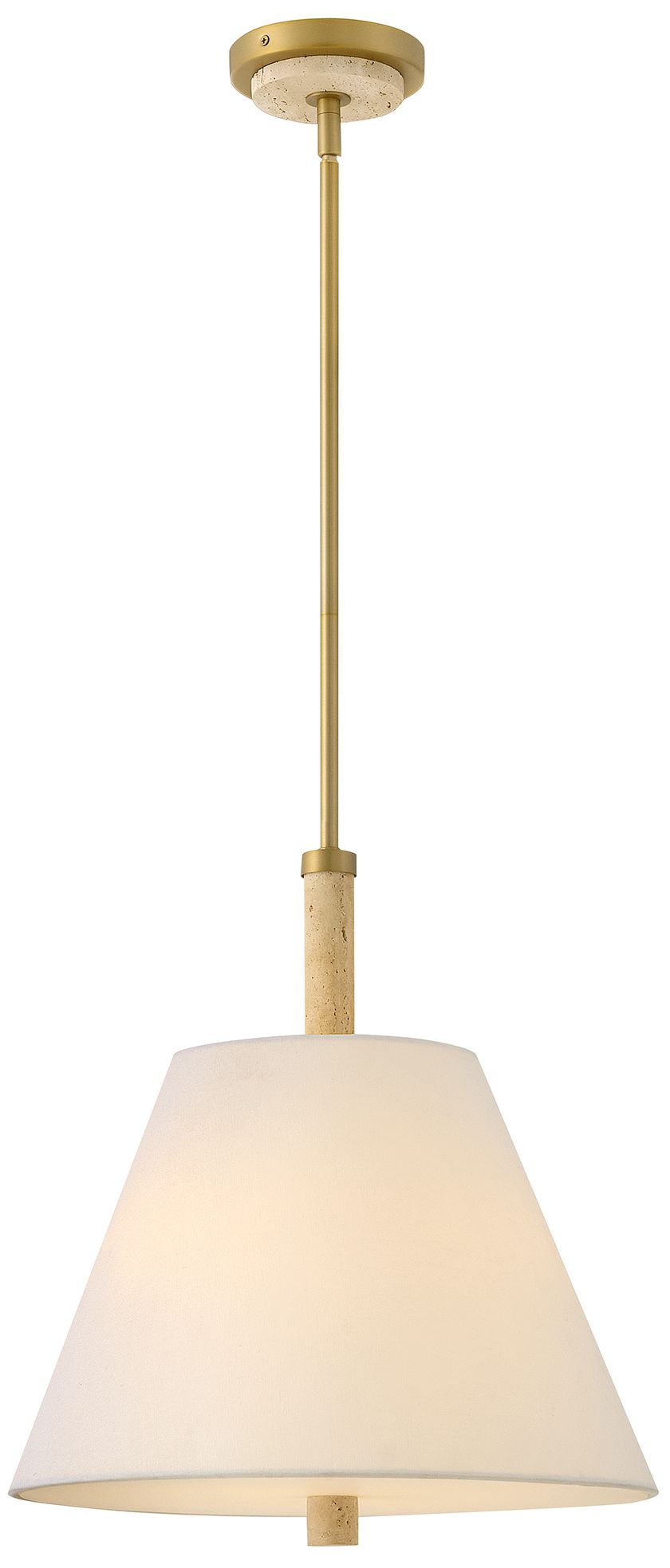 Hinkley Bruna Large Pendant 16" Lacquered Brass