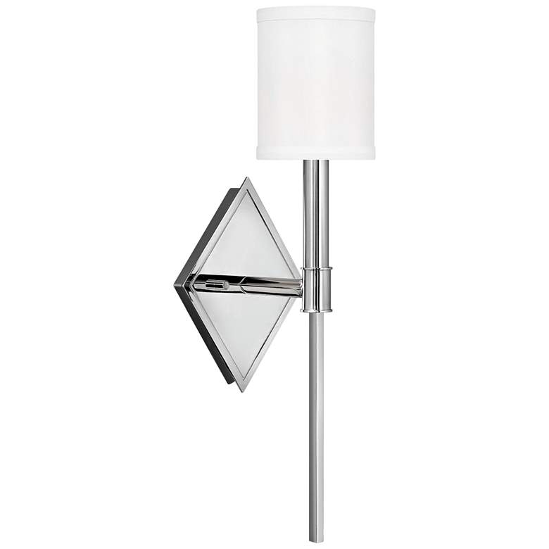 Image 1 Hinkley Buchanan 13 3/4" High Polished Nickel Wall Sconce
