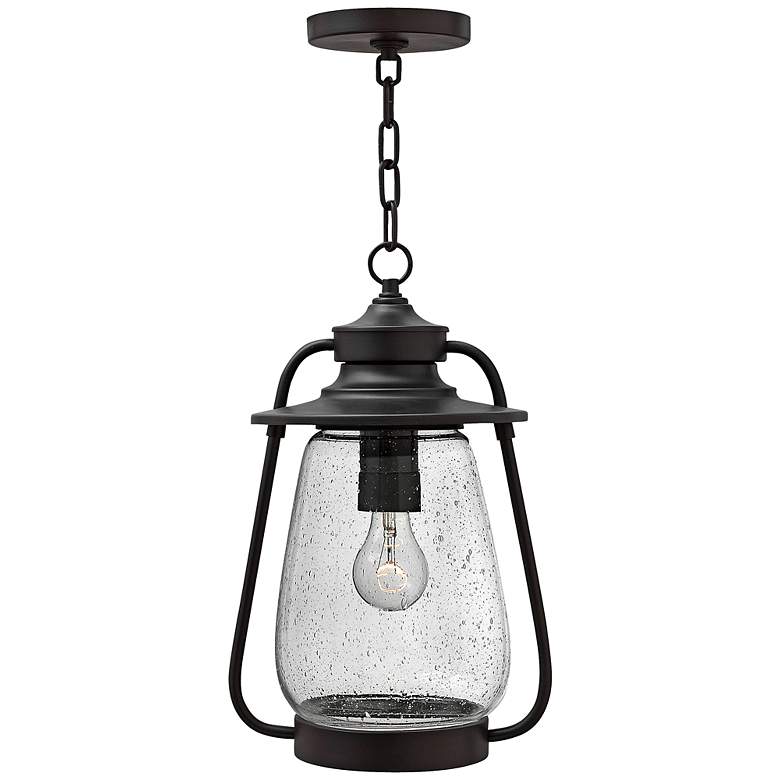 Image 1 Hinkley Calistoga 16 1/4" High Bronze Outdoor Hanging Light