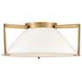 1_Hinkley Calla 20" Wide Brushed Bronze LED Ceiling Light
