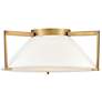 2_Hinkley Calla 20" Wide Brushed Bronze LED Ceiling Light more views