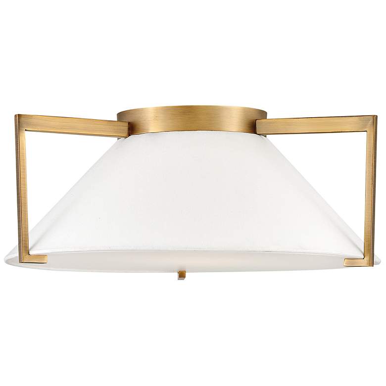 Image 6 Hinkley Calla 20" Wide Brushed Bronze LED Ceiling Light more views