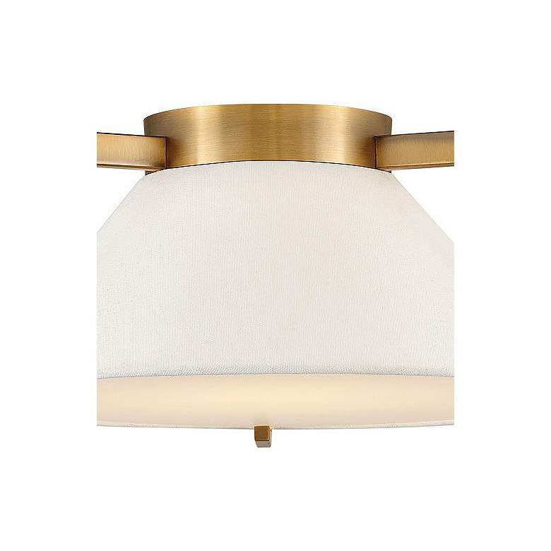 Image 2 Hinkley- Calla Medium Flush Mount- 15.75" Brushed Bronze more views