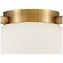 4_Hinkley- Calla Medium Flush Mount- 15.75" Brushed Bronze more views