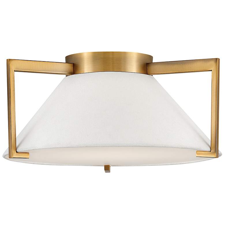 Image 6 Hinkley- Calla Medium Flush Mount- 15.75" Brushed Bronze more views