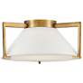 6_Hinkley- Calla Medium Flush Mount- 15.75" Brushed Bronze more views