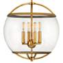 Thumbnail3 of Hinkley Calvin 15" Wide Heritage Brass 4-Light Orb Pendant more views