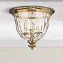 Hinkley Cambridge 14 1/2" Wide Traditional Brass Ceiling Light