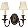 Hinkley Cambridge 15" High Old Bronze 2-Light Wall Sconce