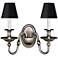 Hinkley Cambridge 15"H Pewter 2-Light Wall Sconce