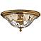 Hinkley Cambridge 16 1/4" Traditional Glass and Brass Ceiling Light