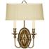 Hinkley Cambridge 18" High Burnished Brass 2-Light Wall Sconce