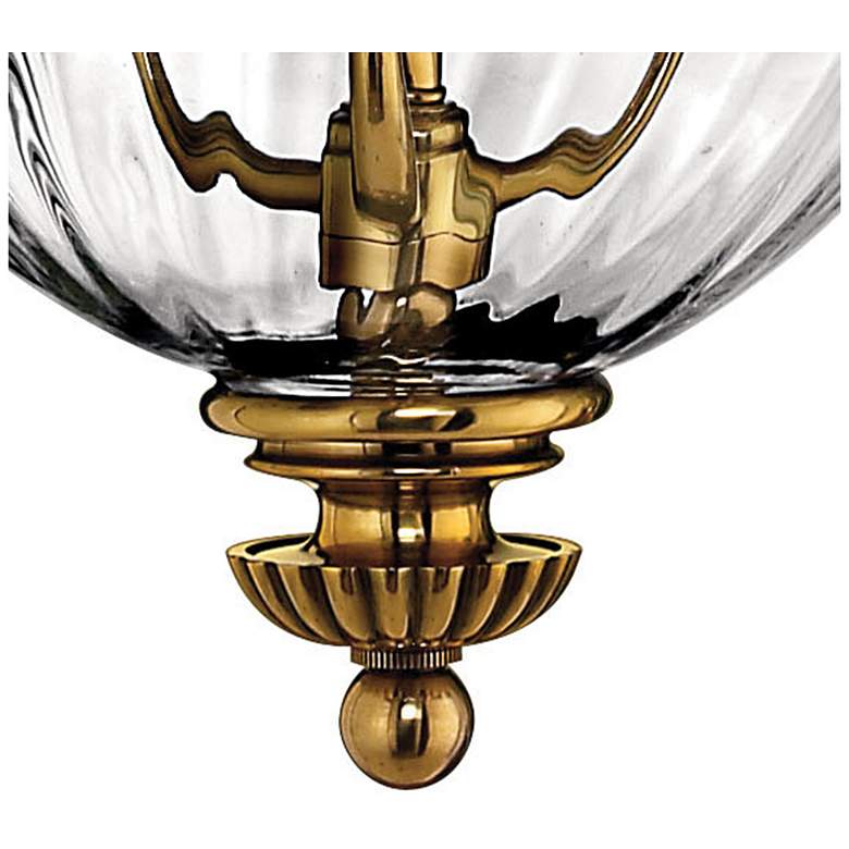 Image 6 Hinkley Cambridge 22 1/2" Wide Clear Glass Traditional Brass Pendant more views