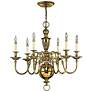 2_Hinkley Cambridge 29" Wide Traditional Brass Candelabra Chandelier more views