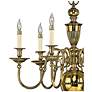 4_Hinkley Cambridge 29" Wide Traditional Brass Candelabra Chandelier more views